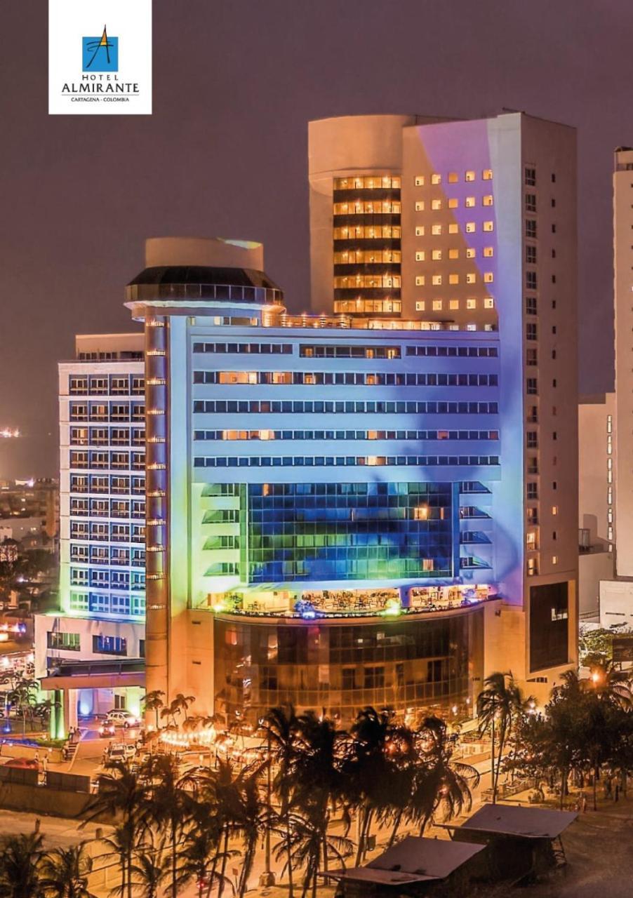 Hotel Almirante Cartagena Colombia Екстериор снимка The hotel at night